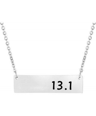 TGBJE13.1 Necklace 26.2 Necklace Gifts for Runners Marathon Jewelry Simple Joggers Necklace Athletic Jewelry 13.1 necklace $7...