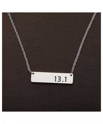 TGBJE13.1 Necklace 26.2 Necklace Gifts for Runners Marathon Jewelry Simple Joggers Necklace Athletic Jewelry 13.1 necklace $7...