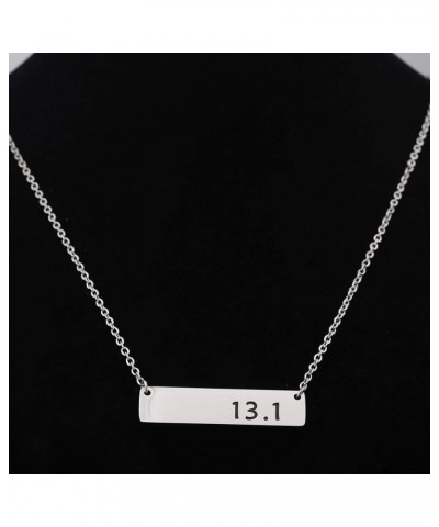 TGBJE13.1 Necklace 26.2 Necklace Gifts for Runners Marathon Jewelry Simple Joggers Necklace Athletic Jewelry 13.1 necklace $7...