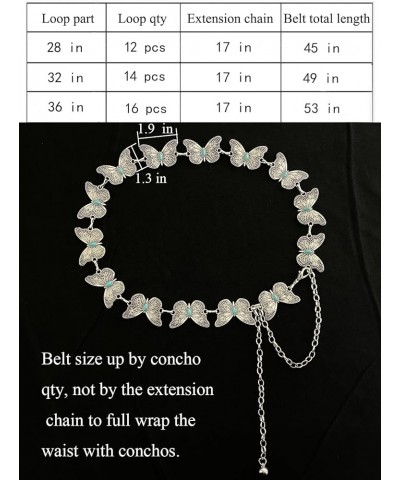 Metal Link Chain Belt for Women Waist Chains Chunky Thick Belt for Dresses Jeans Belt Fashion-3 $14.74 Accessories