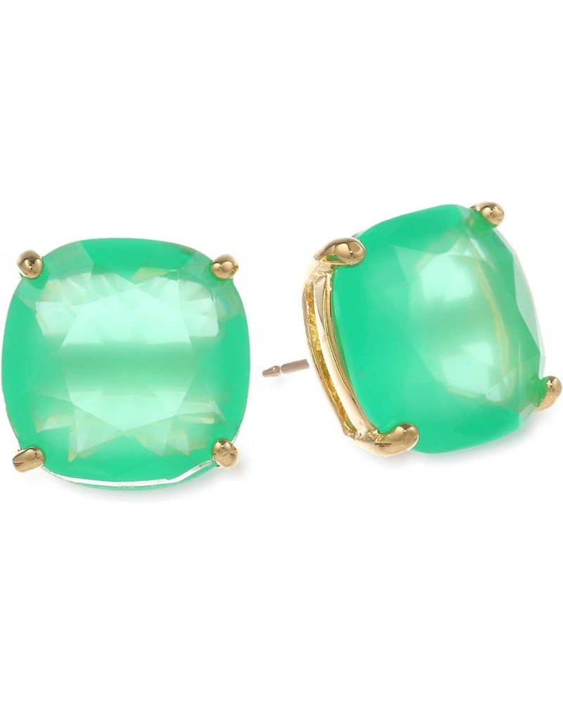 Essentials" Small Square Stud Earrings Beryl Green $20.49 Others