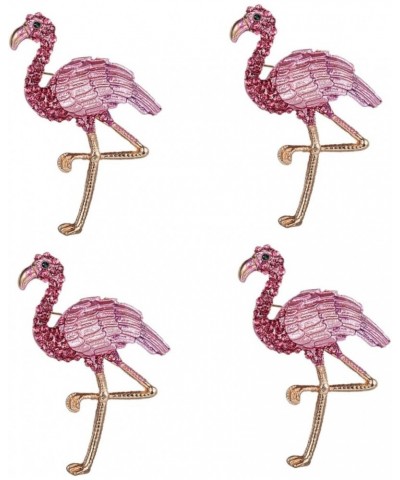 4pcs Flamingo Brooch Brooches for Coats Lady Gifts Vintage Brooches for Women Animal Brooch Valentine Badge Pin Gifts Shiny B...