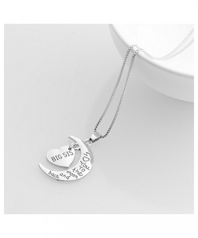 Family Jewelry Gift Big Middle Sister Little Sis Set of 3 Sisters Pendant Necklace for Sisters 5 $11.33 Necklaces