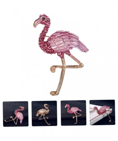 4pcs Flamingo Brooch Brooches for Coats Lady Gifts Vintage Brooches for Women Animal Brooch Valentine Badge Pin Gifts Shiny B...