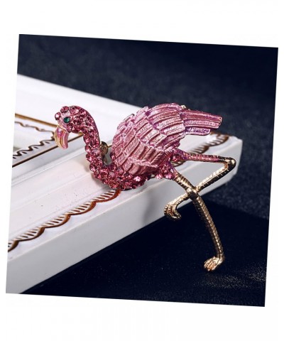 4pcs Flamingo Brooch Brooches for Coats Lady Gifts Vintage Brooches for Women Animal Brooch Valentine Badge Pin Gifts Shiny B...