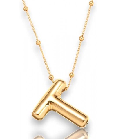 Balloon Initial Necklaces for Women Gold Initial Letter Pendant Necklace for Women Gold Initial Necklaces Alphabet Necklace D...