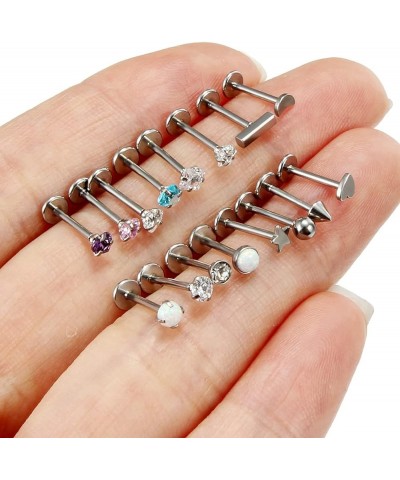 Threadless Nose Stud Nose Rings Nose Studs Nose Ring Nose Piercings Nose Rings Studs Nose Piercing Jewelry Nose Rings for Wom...