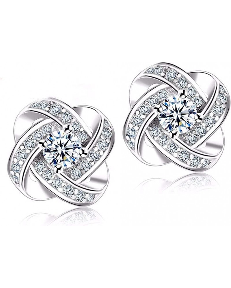 .925 Silver Earrings with Zirconia - Includes Gift Box - Jewelry for Women $9.50 Earrings