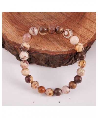 Natural AAA Semi Precious Gemstone 8mm Round Beaded Unisex Stretch Bracelet Healing Gemstone Waterproof Bracelet , Durable An...