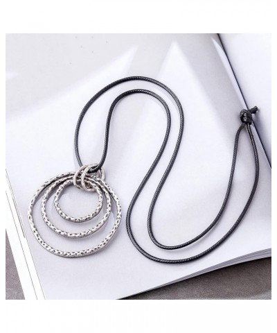 Womens Multilayer Pendant Necklaces Vintage Jewelry Fashion Long Sweater Necklace for Woman W9-X4S1-9YX8 $6.59 Necklaces