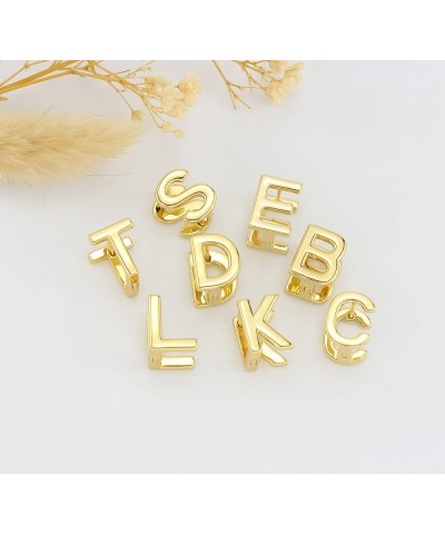 Chunky Gold Plated Initial Hoop Earrings for Women 14K Gold Plated Letters A-Z Hoop Earrings for Women I : Gold Plated $8.84 ...