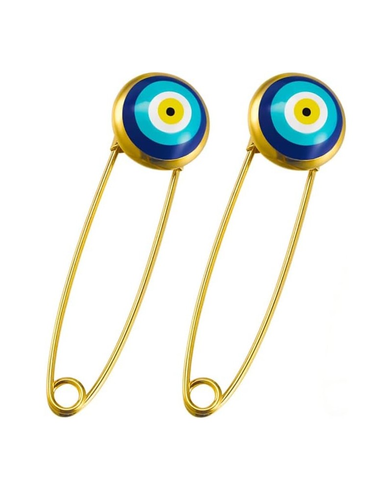 Evil Eye Brooches Pins for Women Amulet Ojo Turco Kabbalah Protection Set 1PC 2 PCs 02: Blue Evil Eye Brooches(2 pcs) $10.79 ...