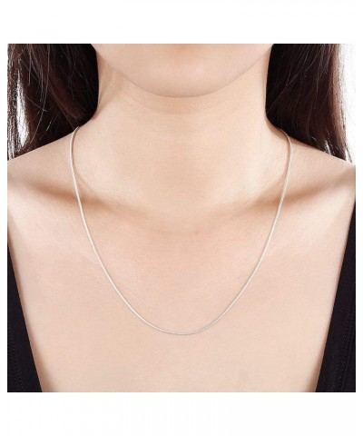 Fashion Jewelry 925 Sterling Silver Italian 2mm Snake Chain Crafted Necklace (22 Inches) 16 Inches $10.07 Necklaces