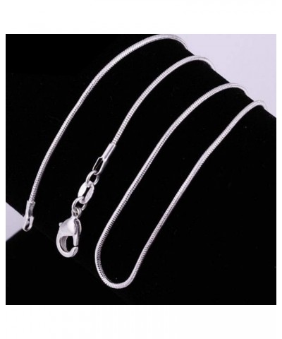 Fashion Jewelry 925 Sterling Silver Italian 2mm Snake Chain Crafted Necklace (22 Inches) 16 Inches $10.07 Necklaces