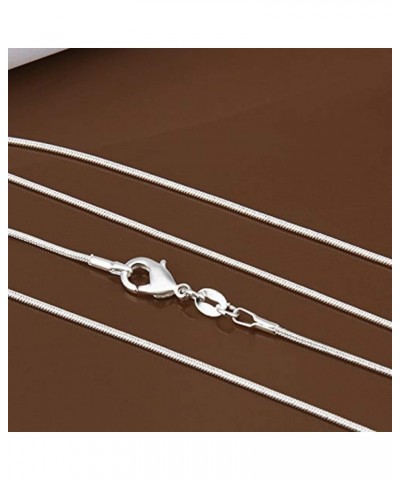 Fashion Jewelry 925 Sterling Silver Italian 2mm Snake Chain Crafted Necklace (22 Inches) 16 Inches $10.07 Necklaces