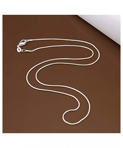 Fashion Jewelry 925 Sterling Silver Italian 2mm Snake Chain Crafted Necklace (22 Inches) 16 Inches $10.07 Necklaces