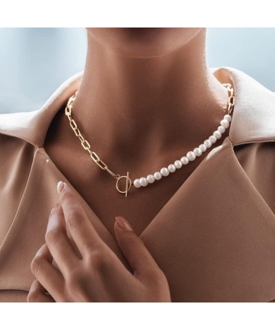 2022 Fashion New Chunky Chain Necklace Women Simple Toggle Clasp Stainless Steel Chain Necklace for Women Jewelry Gift 6 $20....