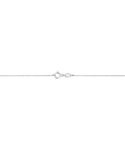 Sterling Silver or Yellow Gold and Sterling Silver Rope Chain Necklace For Women (1.1 mm, 1.5 mm, 1.8 mm or 2.4 mm - Sizes fr...