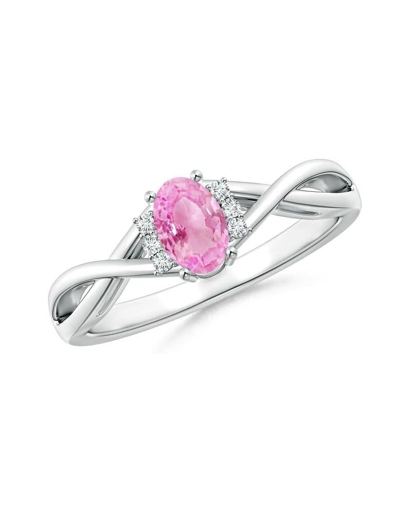 Natural Pink Sapphire Solitaire Ring for Women, Girls in 14K Solid Gold/Platinum| September Birthstone Jewelry Gift for Her |...