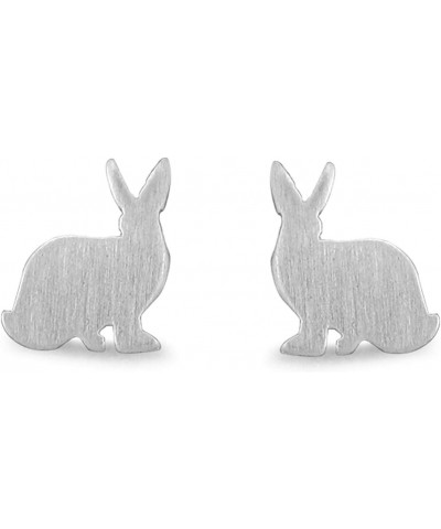 Jewelry Sterling Silver Bunny Rabbit Stud Earrings $13.43 Earrings