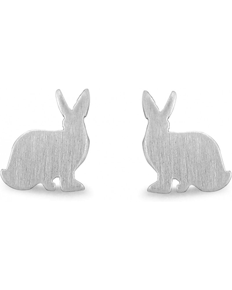 Jewelry Sterling Silver Bunny Rabbit Stud Earrings $13.43 Earrings