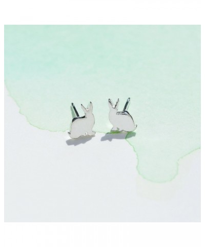 Jewelry Sterling Silver Bunny Rabbit Stud Earrings $13.43 Earrings