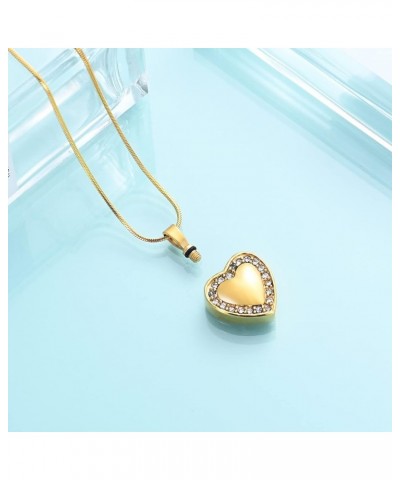 Heart Urn Necklaces for Ashes Cremation Jewelry for Ashes Keepsake Memorial Pendant Jewelry Ash Holder Urn Jewelry for Men Wo...