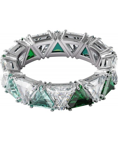 Ortyx Ring Jewelry Collection, Rhodium Finish, Green Crystals, Clear Crystals US 9/EU 60 $48.81 Others