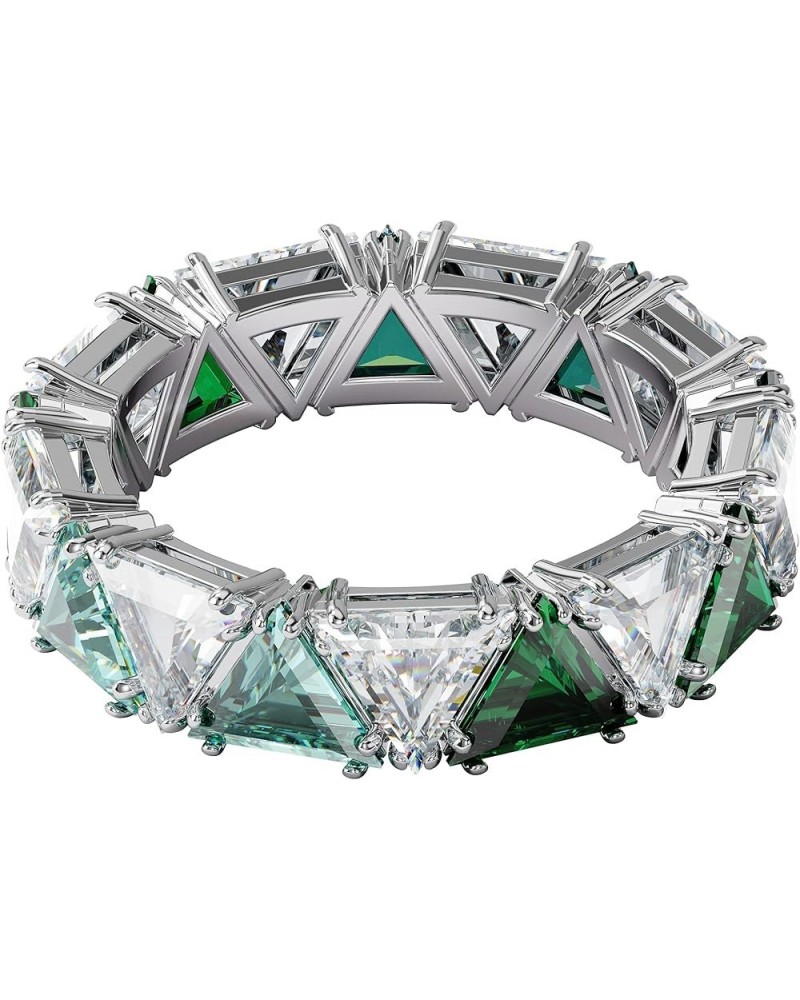 Ortyx Ring Jewelry Collection, Rhodium Finish, Green Crystals, Clear Crystals US 9/EU 60 $48.81 Others