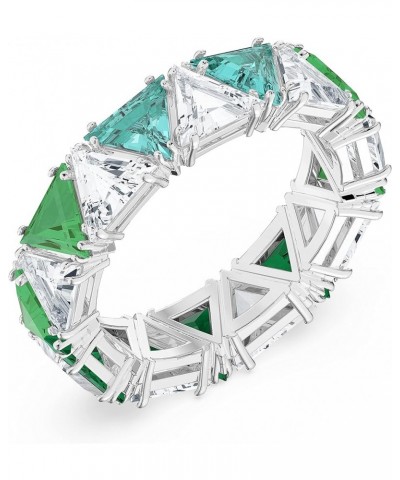 Ortyx Ring Jewelry Collection, Rhodium Finish, Green Crystals, Clear Crystals US 9/EU 60 $48.81 Others