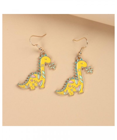 Cute Animal Earrings for Girls Dinosaur Earrings Cat Stud Earrings Frog Earrings Funny Jewelry Gifts for Teen Girls C:Yellow ...