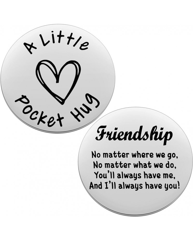 Little Pocket Hug Token Inspirational Gifts for Boys Girls, Cheer Up Long Distance Relationship Keepsake Gifts for Friends Fa...