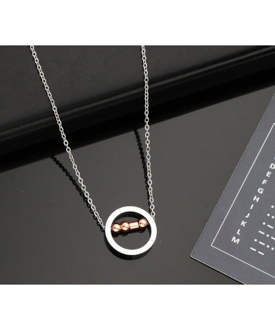 Initial Necklaces in Morse Code for Women Girls Teen Morse Code Alphabet Letters Name Necklace Gift for Her F $10.07 Necklaces