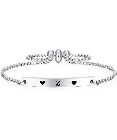 Women Bracelet Gifts for Girlfriend Wife Friend Female Girl 26 Initial Letter Love Bracelet for Her Jewelry Love Z $10.43 Bra...