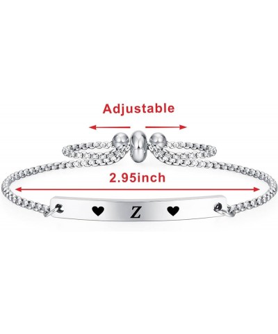 Women Bracelet Gifts for Girlfriend Wife Friend Female Girl 26 Initial Letter Love Bracelet for Her Jewelry Love Z $10.43 Bra...