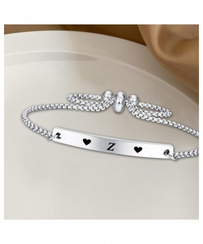 Women Bracelet Gifts for Girlfriend Wife Friend Female Girl 26 Initial Letter Love Bracelet for Her Jewelry Love Z $10.43 Bra...