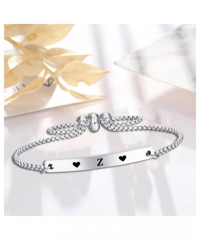 Women Bracelet Gifts for Girlfriend Wife Friend Female Girl 26 Initial Letter Love Bracelet for Her Jewelry Love Z $10.43 Bra...