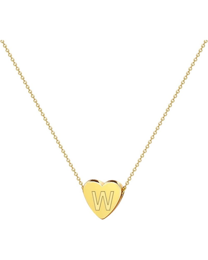 Initial Necklace for Women Trendy Gold Heart Initial Pendant Necklace Dainty Letter Necklace A-Z Letter Necklace Personalized...