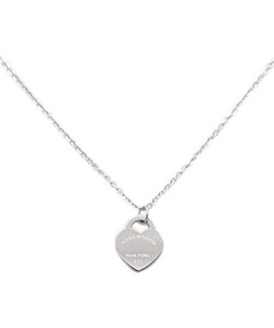 Stainless steel heart-shaped necklace neck chain short women's jewelry 18k gold titanium steel single heart necklace $8.15 Ne...