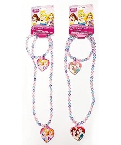 Necklace and Bracelet Sets with Shaped Pendants Pink Princess $7.41 Jewelry Sets