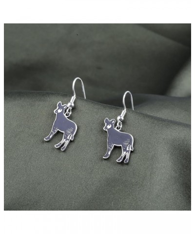 Okapis Earring Cute Okapi Lover Gift Forest Griaffe Zebra Giraffe Gift Okapis Jewelry Okapis Earring $10.56 Earrings