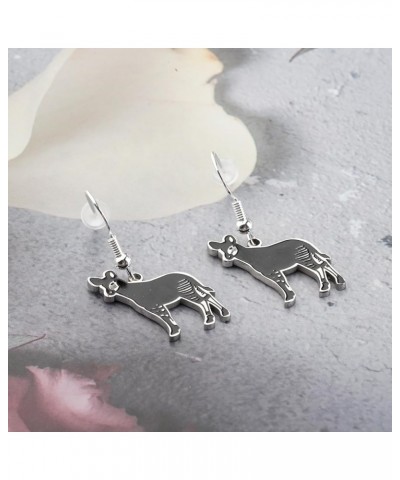 Okapis Earring Cute Okapi Lover Gift Forest Griaffe Zebra Giraffe Gift Okapis Jewelry Okapis Earring $10.56 Earrings