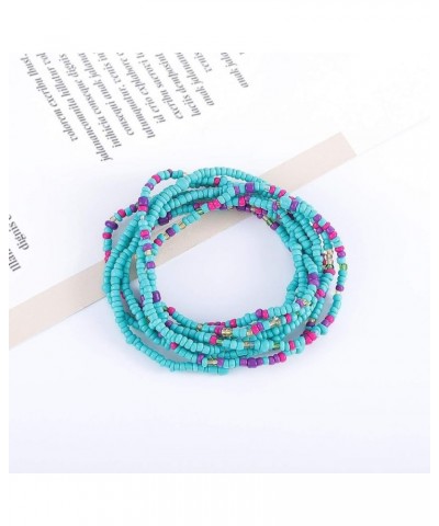 Boho Waist Chain Body bead Belly Chains African Body Jewelry Bikini Chains Colorful for women and Girls colorful-blue $6.97 B...