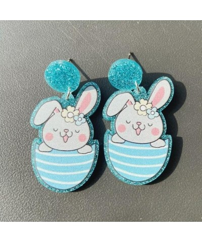 Easter Earrings For Women Teen Girl Cute Bunny Rabbit Egg Earrings Spring Earrings Holiday Earrings Easter Day Jewelry Gift O...