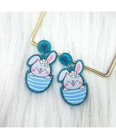 Easter Earrings For Women Teen Girl Cute Bunny Rabbit Egg Earrings Spring Earrings Holiday Earrings Easter Day Jewelry Gift O...