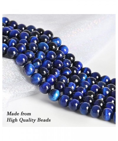 Natural Healing Gemstone Bracelet, 8mm Semi Precious Stone Bracelet for Men Women, Stress Relief Crystal Jewelry Lapis Lazuli...