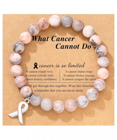 Breast Cancer Gifts Inspirational Bracelets for Women Girls Pink $10.99 Bracelets