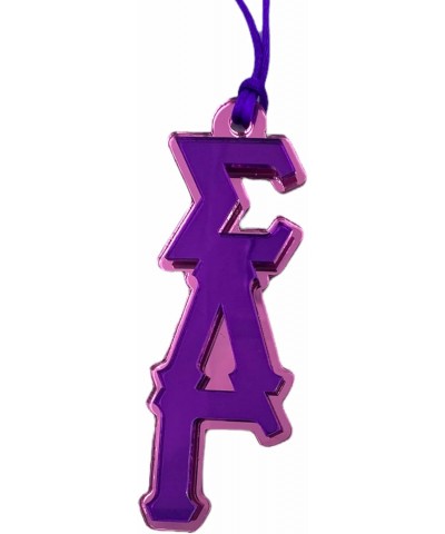 Sigma Lambda Gamma Acrylic Tiki, Purple, Shocking Pink $9.60 Necklaces