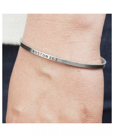 Boston 26.2 InspireME Bracelet | Adjustable Cuff Bracelet $13.00 Bracelets