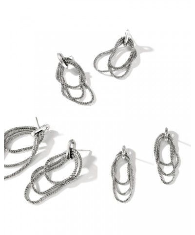 Classic Chain Silver Drop Earrings $246.00 Earrings